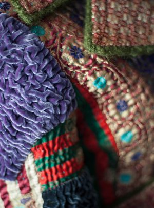 Kathrens Rare Knitwear one-off jacket #2 - detail