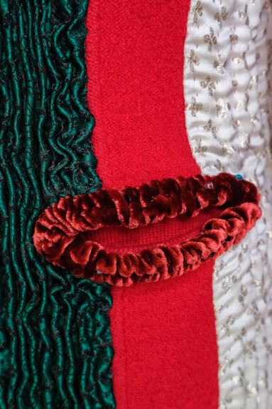 Kathrens Rare Knitwear one-off coat - pocket detail