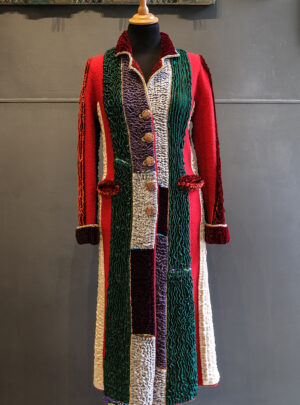 Kathrens Rare Knitwear one-off coat - front