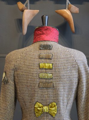 Kathrens Rare Knitwear one-off tweed jacket - back detail