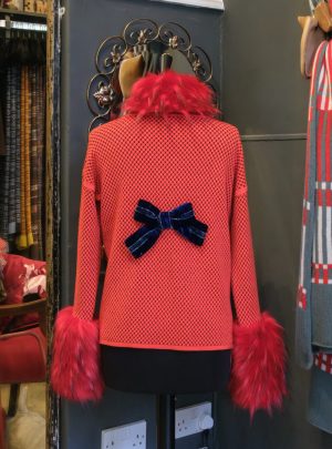 Kathrens Rare Knitwear Fur Cuff Girl One-off - back
