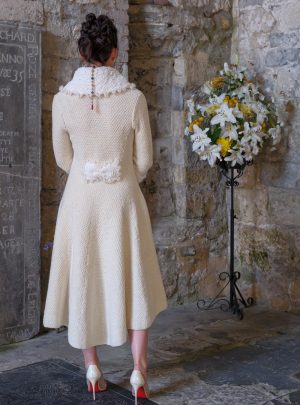 Ethel Celebration Coat by Kathrens Rare Knitwear (at the church) 3