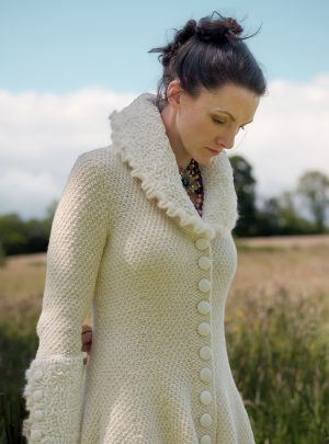 Ethel Celebration Coat by Kathrens Rare Knitwear (in the meadow) 7