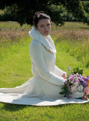 Ethel Celebration Coat by Kathrens Rare Knitwear (in the meadow) 4